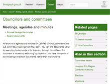 Tablet Screenshot of councillors.liverpool.gov.uk