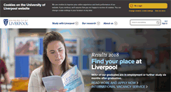 Desktop Screenshot of liverpool.ac.uk