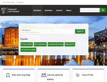 Tablet Screenshot of liverpool.gov.uk